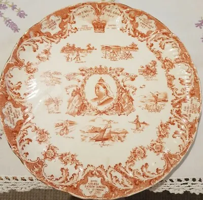 Queen Victoria  The Good  Commemorative Plate Sampson Bridgwood & Son - Rare • £12