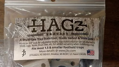 1 DOZEN (12) HAGz BRACKET TRAP STABILIZER  TRAPPING MUSKRAT MINK MADE IN THE USA • $30.90