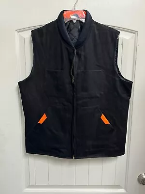 Men's Motorcycle Club Denim Vest W/ Extra Soft Collar 2 Concealed Carry Pockets+ • $25