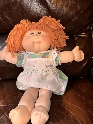 25th Anniversary Cabbage Patch Doll 16  2007 Strawberry Blonde Lots Of Freckles • $13.95