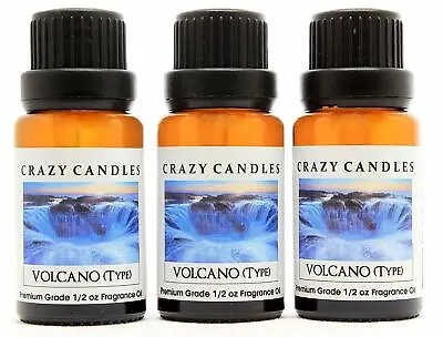 Volcano (Type) 3 Bottles 1/2oz Each (15ml) Premium Grade Fragrance Diffuser Oil • $13.99