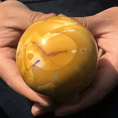 1.21LB Natural Mookaite Jasper Sphere Quartz Carved Crystal Ball Reiki Healing • $70.40