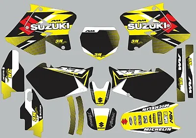 Graphic Kit For Suzuki RM125 RM250 RM 125 250 2001-2012 Decals  • $95.99