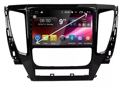 $651 • Buy Pajero Sport 2015-19 Gps Wireless Apple Carplay Android Auto Odb Dab Tpms Dvr