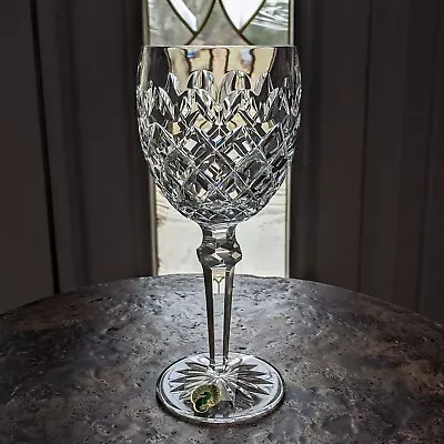 $136.29 • Buy New Waterford Crystal POWERSCOURT Water Goblet 7 5/8  Ireland Made ~ Beautiful!
