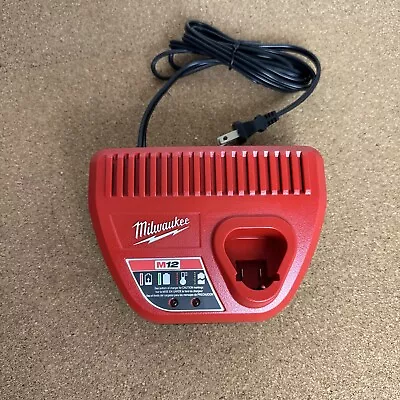 Milwaukee M12 12 Volt Charger Red Lithium-Ion 48-59-2401 NEW • $11.99