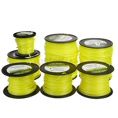 £11.99 • Buy 30-300m Yellow Square Strimmer Trimmer Brushcutter Cord Line Wine 3mm For STIHL
