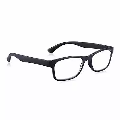 Black Rectangular Reading Glasses For Men & Women Magnifying +1.0 To +3.5 • £3.99