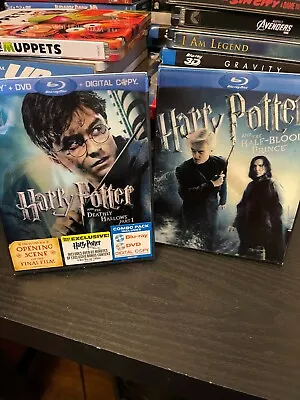 Harry Potter And The Deathly Hallows: Part I (Blu-ray/DVD + Half Blood Prince • $14.39