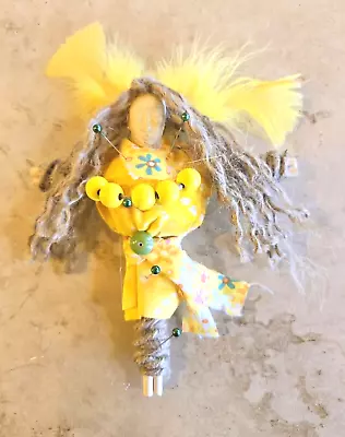 Voodoo Doll Spellwork Witchcraft Hoodoo Rituals Yellow 7 Color Pins • $14.95