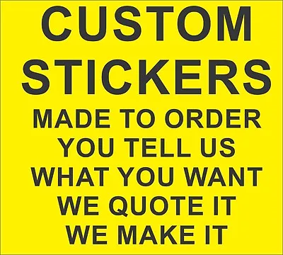 Custom Car Stickers Vehicle Shop Office Business Logo Sign  For Sale Decal Vinyl • $1