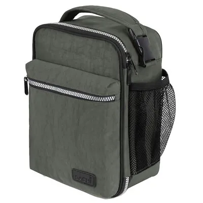 Sachi Explorer 28cm Insulated Lunch Storage Bag W/ Bottle Holder/Pocket Steel • $32