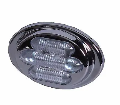 Maxxima Side Marker 7LED Light M36180YCL Amber Chrome Bezel  W/ Clear Lens • $13.60
