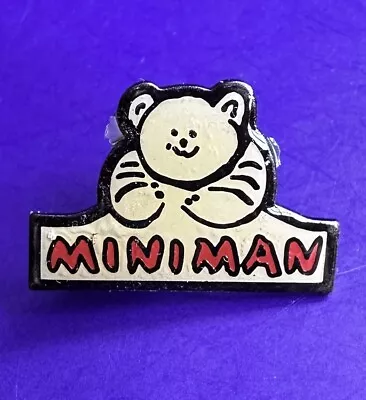 1990s Vintage Promotional Teddy Bear Brooch - MiniMan Children’s Clothing Brand • £8