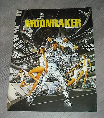 Moonraker Promo Movie Pressbook 1979 Roger Moore As James Bond Lois Chiles • $9.99