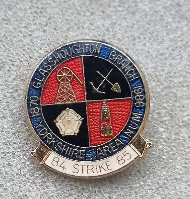   Colliery Mining Miners Strike 1984 NUM  Badge • £12