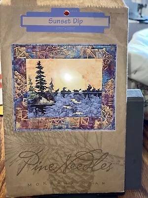 UNCUT McKenna Ryan SUNSET DIP Applique Quilt Pattern Pine Needles 27.75 X 23.25 • $3.99