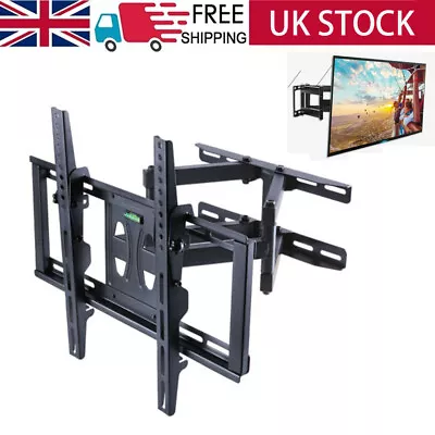 TV Wall Bracket Mount Tilt Swivel Samsung LG Toshiba 14 24 32 40 55 65 70 Inch • £9.99