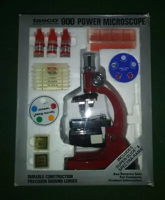 Vintage Tasco 900 Power Microscope 75x 300x 900x Discovery Kit • $24