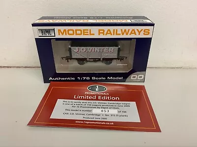 £19.50 • Buy Dapol / 1E Promotional 5 Plank Coal Wagon 'J.O.VINTER Cambridge' - Boxed