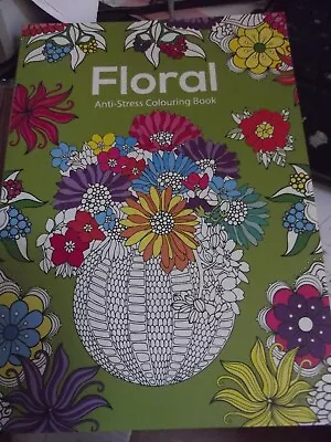 Floral  Anti Stress Colouring Books For Adults • $4