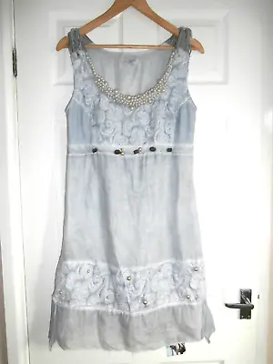 PRETTY & UNUSUAL ELISA CAVALETTI CLUB DRESS SIZE M Cotton • £19.99