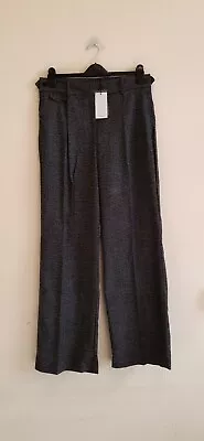 Mango Pleat Detail Trousers Size UK12 EUR 40 {B54} • £20.90