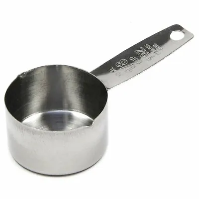 Chef Craft Stainless Steel Coffee Scoop Measurer - 2 Tbsp Measuring Cup • $10.99