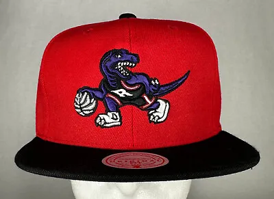 Mitchell & Ness NBA Toronto Raptors HWC 2-Tone Team Logo Snapback Hat New • $24.99