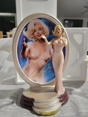 Marilyn Monroe Figurine Plate Bradford Exchange Diamonds Birthday Mr President • $12