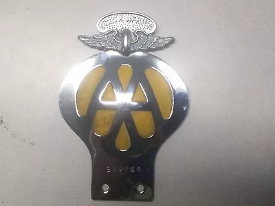 Rare Vintage AAA License Plate Topper Emblem”South Africa” #B82764 Heavy Chrome • $99