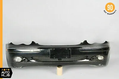 01-04 Mercedes W203 C320 C230 C240 Base Front Bumper Cover Black OEM • $290.50