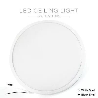 Ultra-Thin LED Ceiling Light 12/18W Oyster Light Cool White Waterproof Downlight • $20