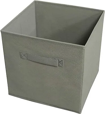 Collapsible Foldable Storage Box Drawer Canvas Fabric Cube Organiser Basket • £8.99