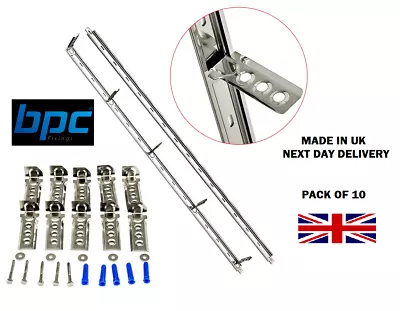 10X  BPC Wall Starter Kits 2 X 1.2m Stainless Ties & Fixings Heavy Duty UK MADE • £68.99