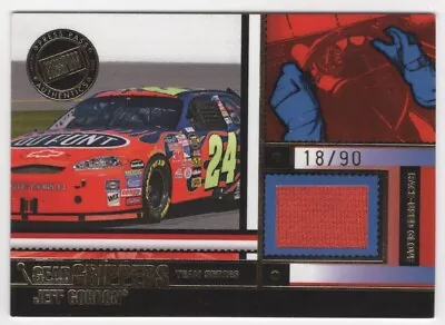 Jeff Gordon 2005 Press Pass Stealth Gear Grippers Race Used Glove Card /90 • $19.99