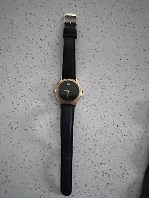Vintage Mens Movado 14k Gold Museum Watch  Excellent Condition By Original Owner • $350