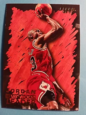 Michael Jordan 1996-97 Fleer #123 Hardwood Leader Chicago Bulls  • $4.89