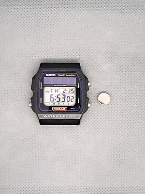Vintage Digital Watch  RARE WL-100 CASIO SOLAR  PANEL 617 MULTI ALARM 1990 RETRO • $175