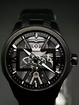 NEW Complete Ulysse Nardin Blast Skeleton X 42mm 3713-260/black. El Toro • $13250