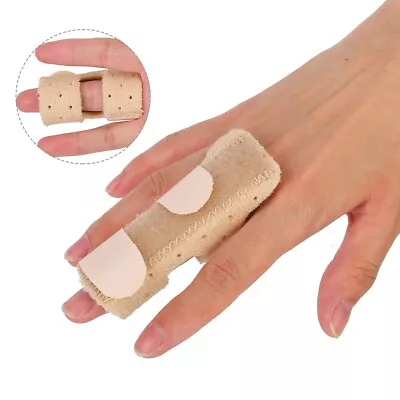 (with Hole)Adjust Hand Support Finger Guard Splint Protection Injury Recove GSA • £4.30