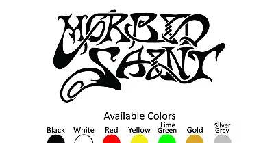 Morbid Saint Vinyl Decal Sticker Custom Size And Color 002 • $4.50