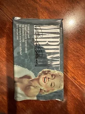 New Sealed Pack Of Marilyn Monroe Trading Cards The Diamond Card 1993 • $3