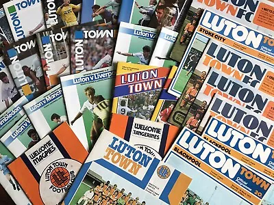 £1.40 • Buy Large Selection Of Luton Town Home Programmes 1972 - 2007-No Writing Updated Jul