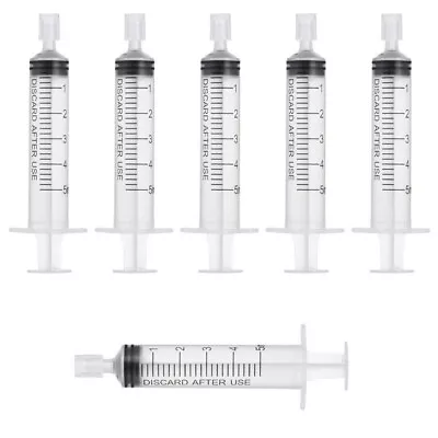 6/12pcs 5ml Plastic Syringe Perfume Refill Pump Extraction Perfume Dispenser New • $7.25