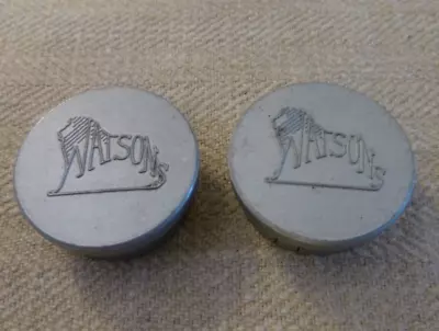 Pair Watson Microscope Eyepiece Dust Caps • £15