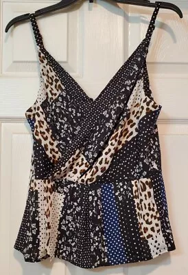 CAbi Crossover Cami Top Blouse Size 6 Style #3787 Fall 2019 Womens  • $18