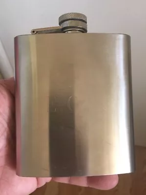 Visol Stainless Steel 8-ounce Liquor Flask EGL Engraved Initials • $9.95