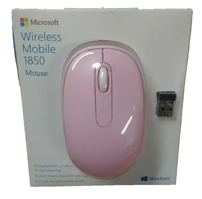 Microsoft Wireless Mobile Mouse 1850 Light Orchid • $23