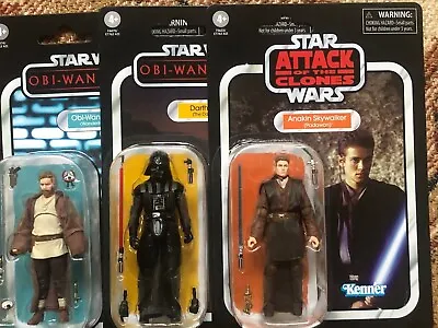 $69.99 • Buy Star Wars Tvc Obi-wan (wandering Jedi), Vader (dark Times) Anakin (padawan) Moc